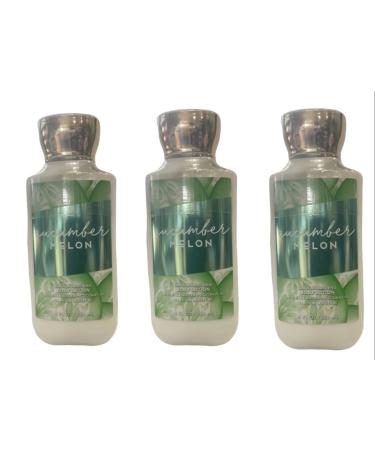 Bath & Body Works Shea & Vitamin E Lotion Cucumber Melon 8 oz (3 Pack)