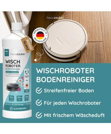Hauszauber KO Floor Cleaner 1000 ml | Eco-Friendly Quick-Drying Concentrate for Laminate Parquet & PVC - Fresh Fragrance Streak-Free Low Foam - Buy Online on SooperMarket.com