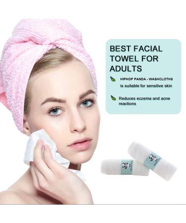 Soft Bamboo Baby Washcloths - 6 Pack 10x10 Inch - 2 Layer Absorbent Towel for Newborns - Gentle Baby Wipes for Delicate Skin - Shower Registry Essential - Buy Online on SooperMarket.com