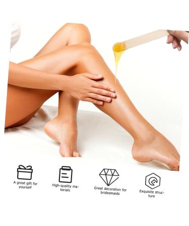 Buy Angoily 1200pcs Disposable Beauty Bar Spatula Set for Hair Removal - Natural Birch Wax Stick Tools - International Shipping Available - Buy Online on SooperMarket.com