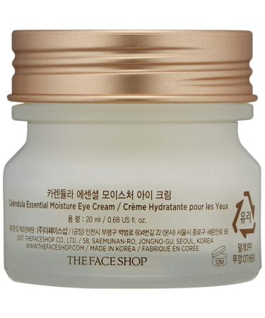 The Face Shop Calendula Essential Moisture Eye Cream - Lightweight Non-Greasy Formula for Soothing Eye Comfort - Buy Online on SooperMarket.com