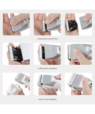 Professional Low Noise Hair Clippers for Men Kids Rechargeable Cordless Clippers Hair Trimmer Set Electric Haircut Kit with LED Display and Charge Stand for Men and Family Use - Buy Online on SooperMarket.com
