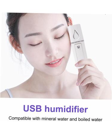 HAPINARY 1pc Mini Face Spray Instruments Rechargeable Facial Sprayer Mini Face Humidifier Hunidifier White - Buy Online on SooperMarket.com