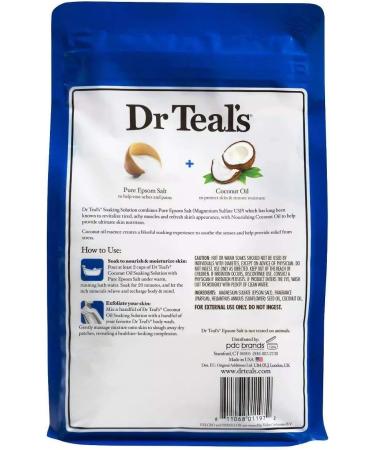 Dr. Teal's Epsom Salt Bath Variety Gift Set - Lavender & Coconut Oil, 3lbs Each - Buy Online on SooperMarket.com
