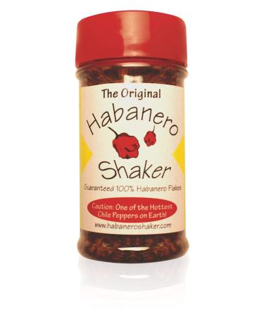 Habanero Shaker - 100% Custom Flaked Hot Habanero Chile Peppers 1.5oz (Pack of 1) - Buy Online on SooperMarket.com