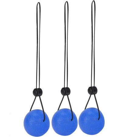 Demeras Wrist Finger Massage Exerciser - Stress Relief Fitness Training Squeezing Balls with Bungee Cord | Blue 30 Degrees - Buy Online on SooperMarket.com
