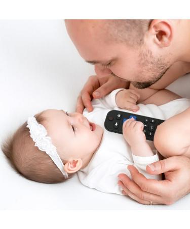Remote Control Silicone Bathing Toy Set for Babies | Teething Aid & Gum Soothing Toys (2-Pack) - Black & White - Buy Online on SooperMarket.com