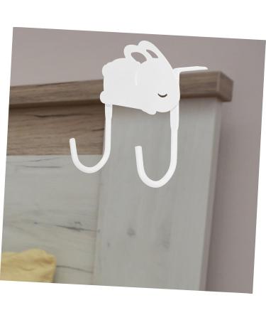 2pcs Cute Rabbit Hook Heavy Duty Clothes Hanger Hanging Towel Over The Door Hooks Drying Rack Sponge - Buy Online on SooperMarket.com