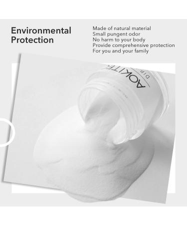 Aokitec Dip Powder Classic White - French Manicure Pro Collection, Odor-Free & Long-Lasting - 1 Oz - Buy Online on SooperMarket.com