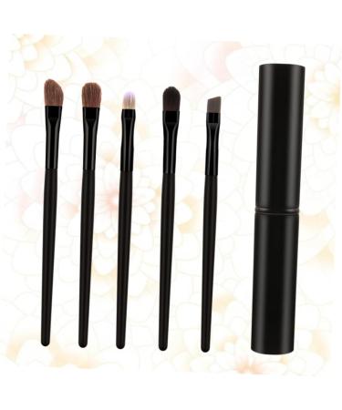 Healeved 5pcs Eyeshadow Brush with Case Eyeshadow Brush Kit Liner Brush for Eyes Blackriflecoffee - Buy Online on SooperMarket.com