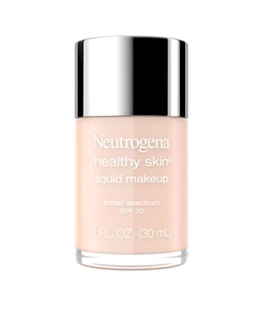 Neutrogena Healthy Skin Liquid Makeup Foundation Broad Spectrum SPF 20 Sunscreen Lightweight & Flawless Coverage Foundation with Antioxidant Vitamin E & Feverfew Natural Ivory 1 fl. oz 020 Natural Ivory 1 Fl Oz (Pack of 1)