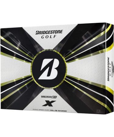 Bridgestone Golf 2022 Tour B X Golf Balls - White (12 Pack) | Premium Performance - Buy Online on SooperMarket.com