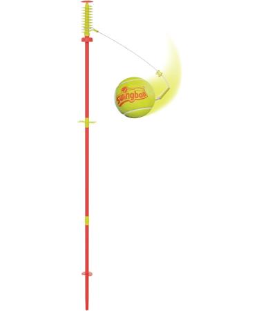 Swingball Classic Original - Red & Yellow | Outdoor Fun | Traditional Ground Set with Tennis Ball & 2 Bats | Ages 5+ - Buy Online on SooperMarket.com