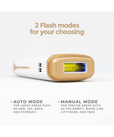 Edicare Laser Epilator IPL | Hair Removal for Women & Men | 4 Modes & 5 Intensities | Home Use Face Body & Bikini - Buy Online on SooperMarket.com