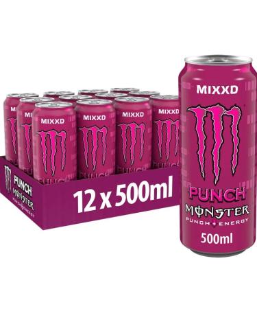 Yogi Trade Monster Energy Drinks 500ml (Pack of 12) (Mixed Punch)