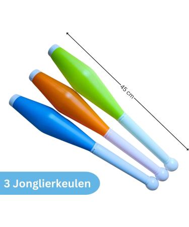 Alldoro 60130 Juggling Set in Backpack - 16-Piece Juggling Game with Diabolo for Kids & Beginners (Ages 3+) | Fun International Shipping Available - Buy Online on SooperMarket.com