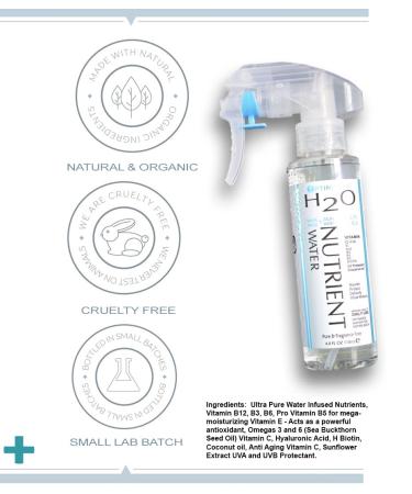 Maximum Strength Anti-Aging Hydrating Mist for Hair, Face & Skin | Vitamin C Toner + Hyaluronic Acid Serum by Stanford Ph.D Doctor | Multi-Bond Coconut Oil, Sunflower & Sea Buckthorn - Buy Online on SooperMarket.com