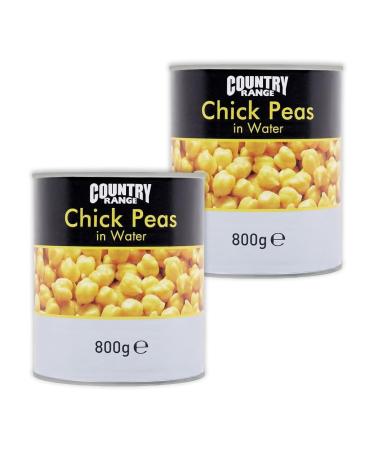 Country Range | Chick Peas in Water | 2x800g
