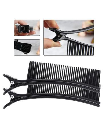 2Pcs Black Hair Styling Clips - Salon Sectioning Hairpins for Hairdressing - Buy Online on SooperMarket.com