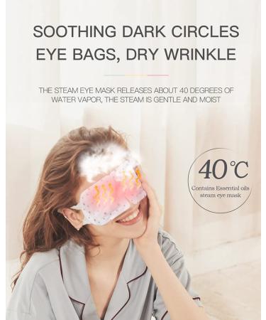 10 PCS Lavender Steam Eye Mask for Dry Eye Relief and Dark Circles - Self Heating, Disposable and Soothing Headache - Eye Steam Mask for Puffiness and Fatigue - Buy Online on SooperMarket.com
