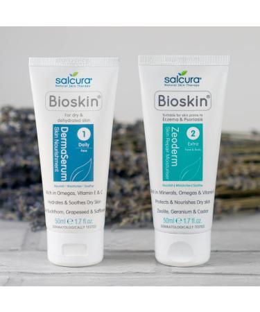 Salcura Bioskin Zeoderm 150ml - Repairing Skin Cream for Eczema & Psoriasis | Fast International Shipping - Buy Online on SooperMarket.com