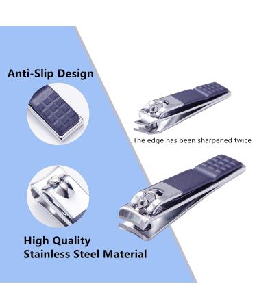 Premium Manicure Set for Men & Women | Portable Nail Clippers & Pedicure Tools | Grooming Kit | Perfect Gift for Husband & Friends - Buy Online on SooperMarket.com