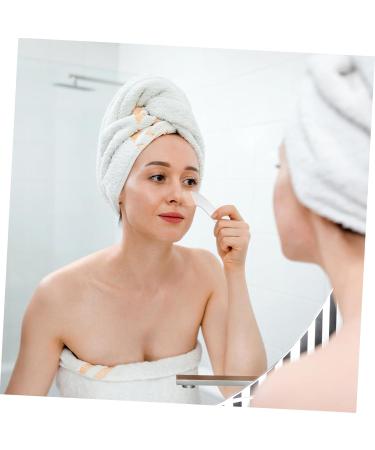 PLAFOPE 4pcs Face Foundation Spatula Makeup Plate Mixer Makeup Mixing Spatula Palette Stainless Steel Silver - Buy Online on SooperMarket.com