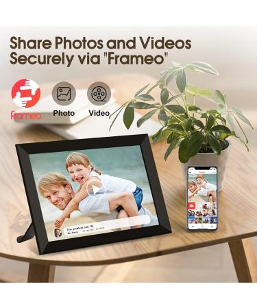 FRAMEO 10.1 Inch Smart WiFi Digital Photo Frame  Digital Picture Frame 1280x800 HD Touch Screen Electronic Picture Frame with Built-in 16GB Memory  Auto Rotation  Share Photos Instantly via App - Buy Online on SooperMarket.com