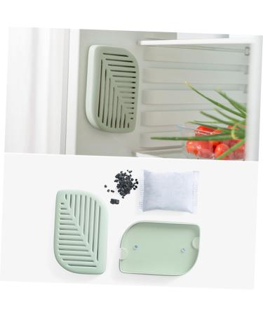 HOMSFOU 3pcs Leaf Refrigerator Deodorant Box - Activated Carbon Air Purifier for Fresh Fridge Odor Removal - Buy Online on SooperMarket.com