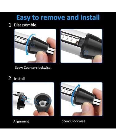 4-in-1 Electric Nose Hair Trimmer for Women | USB Rechargeable Ear & Eyebrow Hair Clippers | Easy Cleansing & Grooming - Buy Online on SooperMarket.com