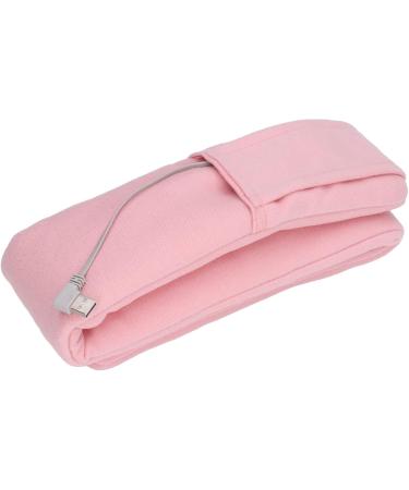 USB Heating Pillows for Neck Pain Relief | Washable Thermal Neck Bandage | 3 Temperature Levels | Soft Pink - Buy Online on SooperMarket.com