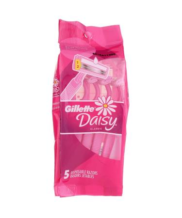 Proctor & Gamble 1562800 Daisy Classic Disposable Womens Razor - 5 Count