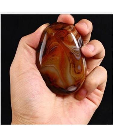 Crystal Rough Gift for Family Natural Banded Agate Stone Madagascar Good Luck Raw Gemstone Body Heathy Specimen Beautiful Collection Gifts Lucky Stone (Color : 1pc Pendant) - Buy Online on SooperMarket.com