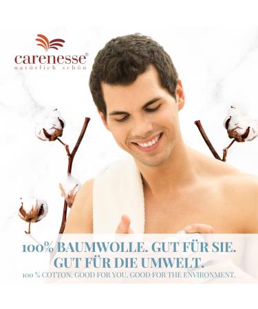 Carenesse 6-Pack Gray Shaved Towels 22x70 cm | Premium 100% Cotton Eco-Friendly Shaver Towels for Studios | Hygienic & Suction-Strong Quality - Buy Online on SooperMarket.com