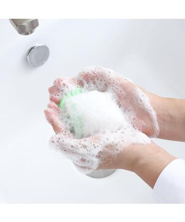 Invoda Handmade Soap Bubbles - Double-Layer Cord Striker & Foam Network for Body & Facial Cleaning (5 Pieces) - Eco-Friendly Bath Tools for Peeling & Refreshing Skin - Buy Online on SooperMarket.com