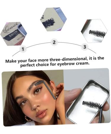 CANIGHT 2 Sets Eyebrow Soap Brow Cream Brow Shaping Eyebrow Styling Cream Woman Brow Soap Gel Texture - Buy Online on SooperMarket.com