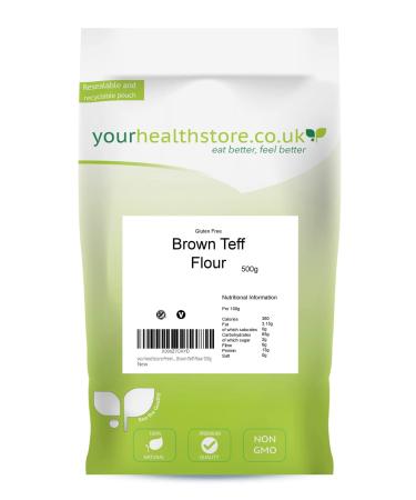 yourhealthstore Premium Gluten Free Brown Teff Flour 500g