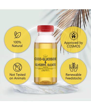 COCO-GLUCOSIDE & GLYCERYL OLEATE - Lipid Layer Enhancer for Homemade Cosmetics Foam Baths & Soaps - 8.82 Oz International Shipping - Buy Online on SooperMarket.com