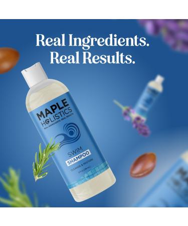 After Swim Shampoo for Kids & Adults - Chlorine Removal Clarifying Shampoo with Tea Tree & Rosemary - Gentle Swim Shampoo for Swimmers - Buy Online on SooperMarket.com