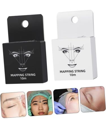 NOLITOY 2pcs Ink Eyebrow Makeup Tool Eyebrow Makeup Accessory Draw a Line Embroidery Thread - Buy Online on SooperMarket.com