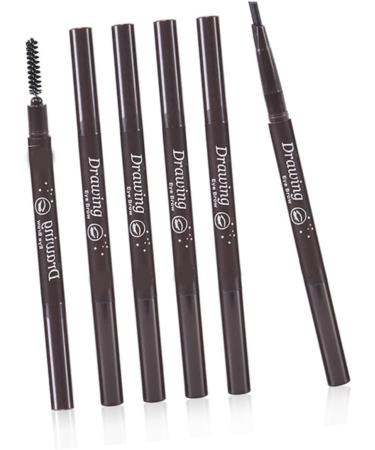 FOYTOKI 3pcs 2 1 Eyebrow Brush Eyebrow Makeup Waterproof Eyebrow Pen Brow Pencil Microblading Pen Stand - Buy Online on SooperMarket.com