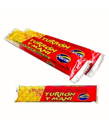 Delicious Arcor Turron & Mani 10 Wafer Treats - Buy Now! - Buy Online on SooperMarket.com