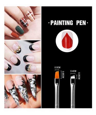 Yimart 20PCS Nail Art Dotting Painting Brush Pen Set for Design and Polish - Buy Online on SooperMarket.com