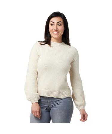 Smartwool Cozy Lodge Bell Sleeve Sweater - Women's Natural Heather Large