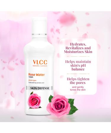 Buy VLCC Rose Water Toner 100ml | Hydrating & Refreshing Skin | International Shipping Available - Buy Online on SooperMarket.com
