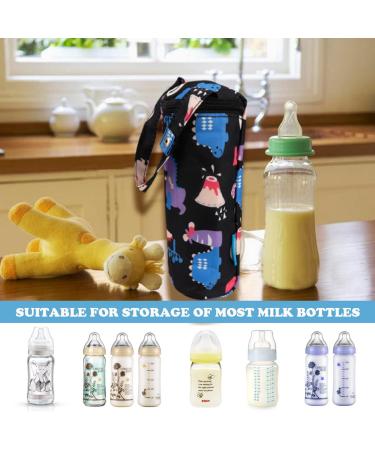 LNQ LUNIQI Insulated Baby Bottle Bag - Portable Travel Milk Warmer for Newborns (Black) - Buy Online on SooperMarket.com