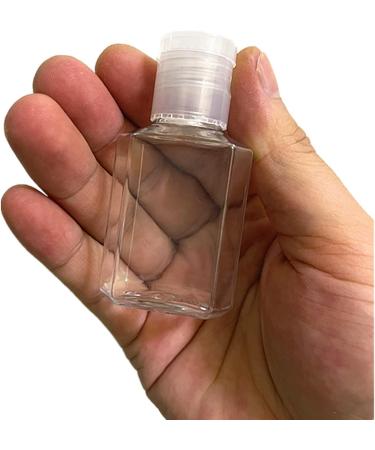 Vinsencoo 50 Pcs 1oz Mini Plastic Empty Bottles with Flip Cap - Portable Travel Size for Hand Sanitizer, Shampoo, Conditioner - Reusable - Baby Shower, Wedding Party Favors - Buy Online on SooperMarket.com