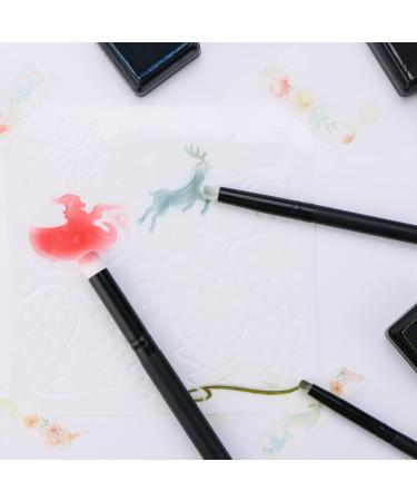 UNIMEIX Mini Blending Brushes - 12 Pack for Card Making & Painting - Buy Online on SooperMarket.com