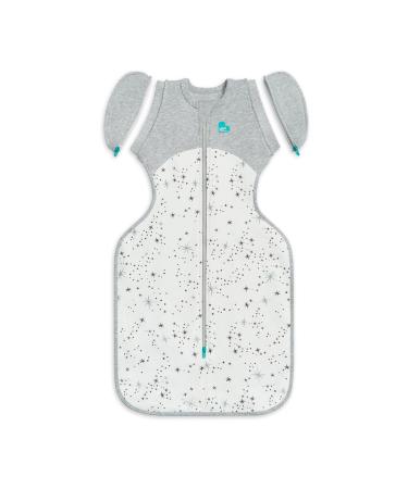 Love To Dream Swaddle Up Transition Patented Zip-Off Wings Help Baby Transition from Being Swaddled to Arms Free when showing signs of rolling Suitable for All Seasons 18-24 C Large White Large (8.5-11kg) North Star White