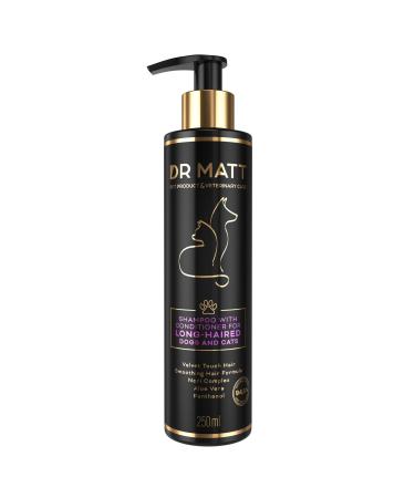 Dr Matt Shampoo with Conditioner for Dogs and Long-haired Cats B1200 Colorless Long